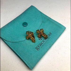 Grace wear Cross Earrings